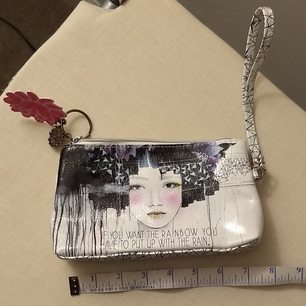 Papaya Art Rain Child Wallet Wristlet